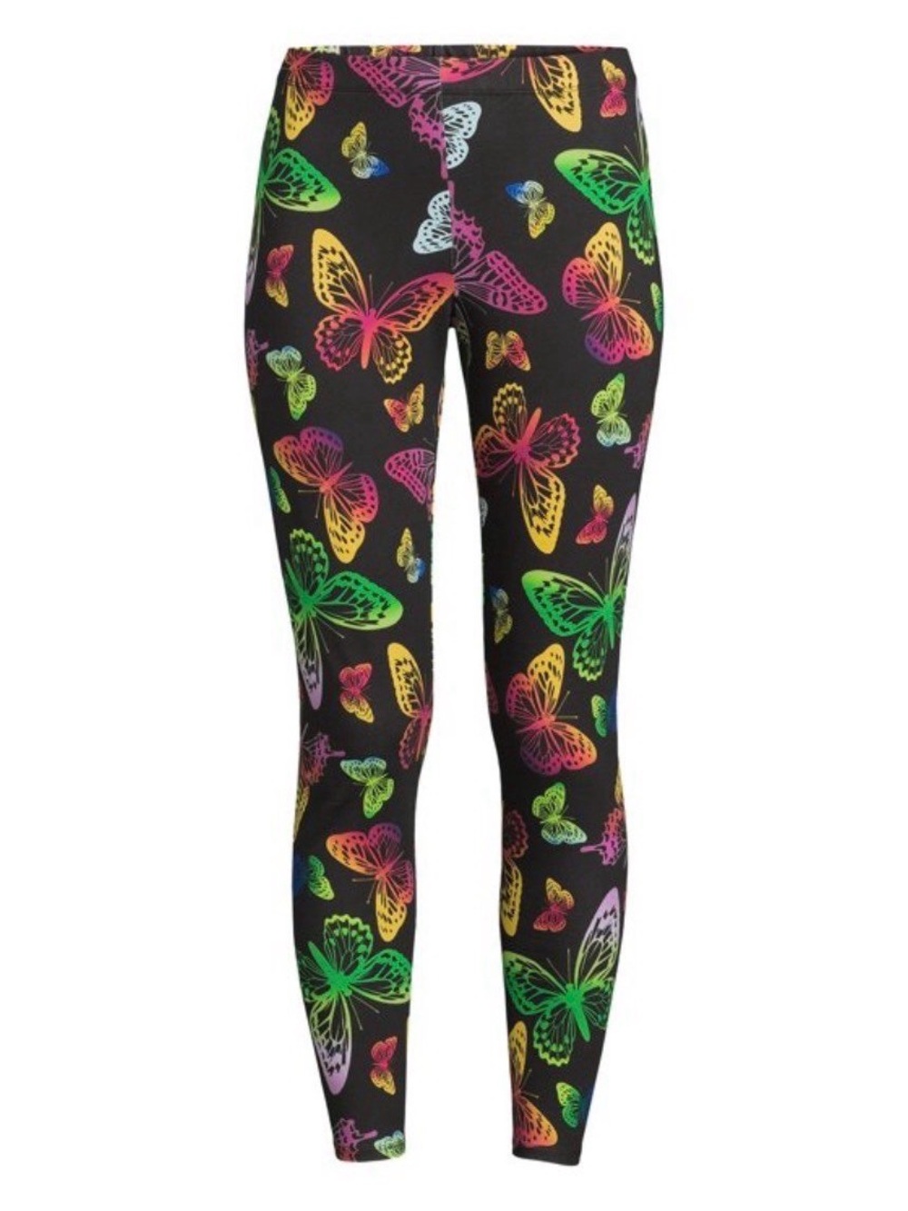 🆕 No Boundaries NOBO Women’s Juniors Butterfly Ankle Leggings Size: XXL (19)